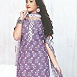 Women's Unstitched Cotton Printed Dress Material