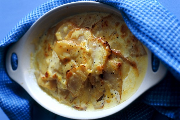 Potato and gruyere gratin. <a ...