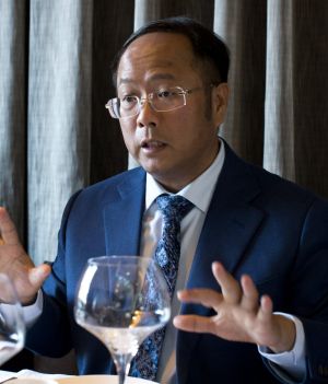 AFR Lunch with Xiangmo Huang at The Century, The Star, Sydney. Thursday 22nd July 2016. Photo: Ryan Stuart