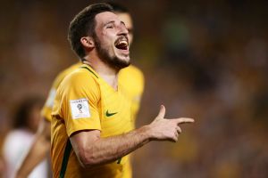 Rafinha knows from the Bundesliga that the Socceroos' Mathew Leckie can be a handful. 