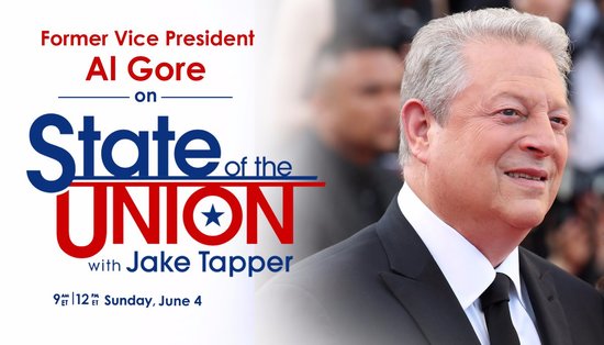 Promo graphic for Al Gore