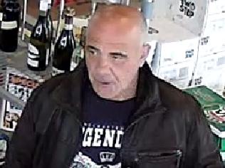 Police are searching for a man in his 40s who allegedly used stolen credit cards in the Moonee Ponds area in February 2017.