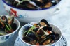 Stir-fried mussels with red bean curd and chillies. <a ...