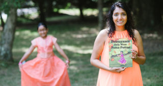 Priya Mahadevan's book tells the story of a visit to India with her daughter, Shreya. Photo: Jen Fariello
