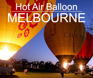 hot air balloon flight over Melbourne