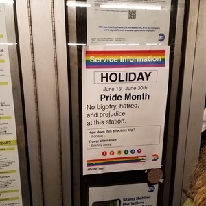 Unofficial Subway Posters Welcome All Aboard The 'Pride Train' This Month