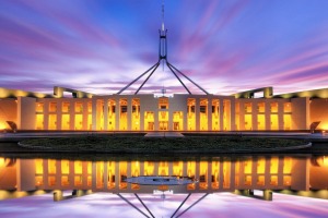 The Parliament House in Canberra boasts 4500 rooms and has been the scene of many a political coup.