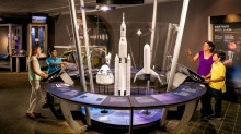 Above and Beyond, an incredible interactive exhibition presented by Boeing and developed in collaboration with NASA and ...