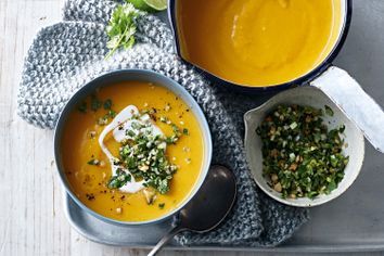 Thai-style pumpkin soup