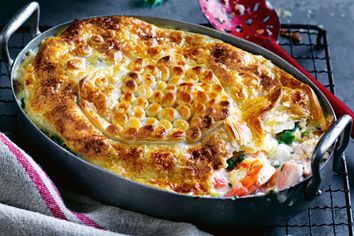 Creamy fish pie