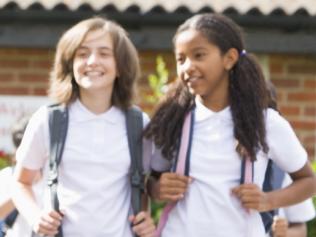 Generic school kids walking. Thinkstock