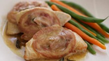 Chicken saltimbocca.