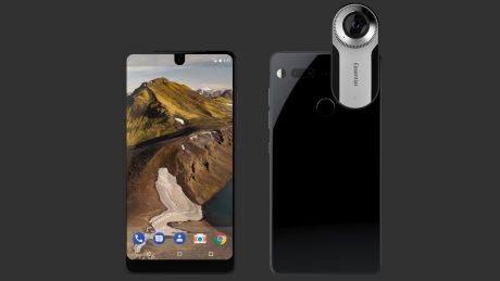 Essential's phone is all screen on the front, and the back sports magnetic connectors for accessories, charging and data ...