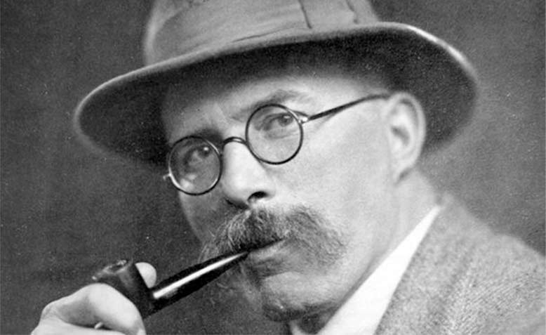 Arthur Ransome. Photo: Hugh Lupton