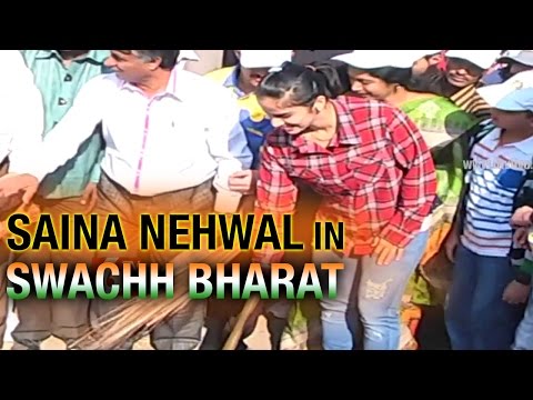 Saina Nehwal Joins Swachh Bharat Campaign with Bharat Petroleum - 6TV Telangana