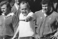 The right man for the job? Alan Jones coaching the Wallabies in 1987.