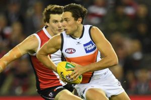 In demand: GWS' Josh Kelly.