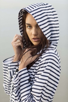 Women’s Anyday Raincoat - Zig Stripe