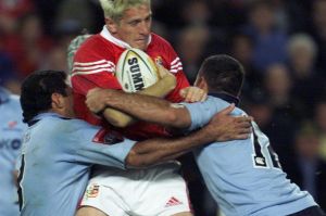 Will Greenwood in action for the Lions against NSW during the 2001 tour.