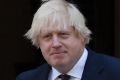 Britain's Foreign Secretary Boris Johnson, right, greets US Secretary of State, Rex Tillerson in London on May 26. 