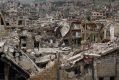 Bombed-out Zabadani, outside Damascus. 