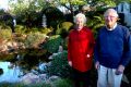 Polly and Peter Park, pictured during an open garden at their Red Hill property in 2004.