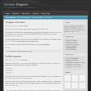 Website Template: Cerulean Elegance