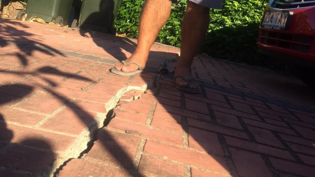 Damaged concrete retaining walls in Oxley and Palm Beach on the Gold Coast.