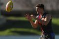 Tom Liberatore is battling an in form AFL midfield as he tries to win senior selection. 