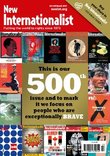 Cover of New Internationalist magazine - Our 500th issue: The exceptionally brave