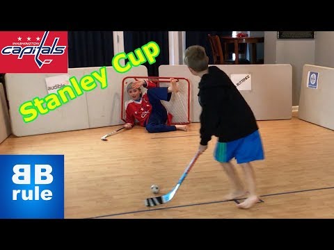 Kids HocKey Epic Knee Hockey Game Alexander Ovechkin takes on CBanks in the NHL Championship