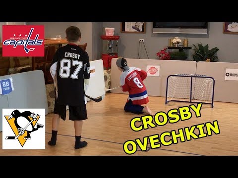 Kids HocKey - Knee Hockey NHL Playoffs Alexander Ovechkin vs Sidney Crosby Winner takes on CBANKS