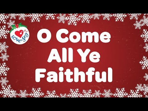 O Come All Ye Faithful | Kids Christmas Songs | Children Love to Sing