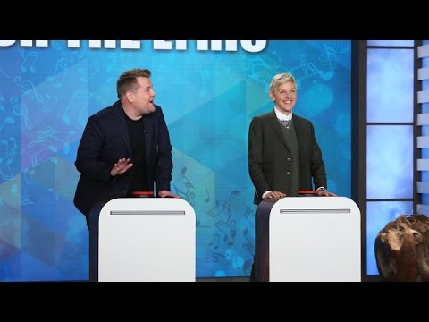 'Finish the Lyric' with Ellen, James Corden & Jesse Tyler Ferguson