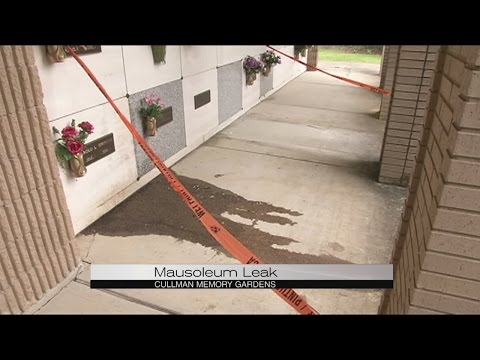 Fluids leaking at Cullman mausoleum to undergo testing