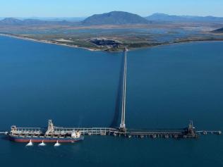 The Abbot Point coal terminal. Picture: Australian Marine Conservation Society.