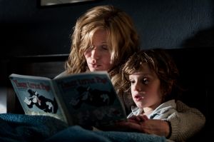 The Babadook, starring Essie Davis as a widowed mum bringing up son Sam (Noah Wiseman).