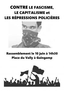Guingamp : Rassemblement Le fascisme tue, le capitalisme en est le marchepied @ Guingamp | Bretagne | France