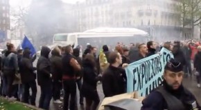 Lille : les identitaires expulsés de la manif (vidéo)