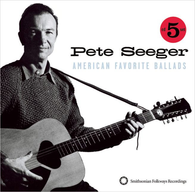 Pete Seeger: American Favorite Ballads Vol. 1-5 Box Set Will Be Released April 21st