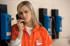 Taylor Schilling as Piper Chapman in Netflix series <i>Orange is the New Black</i>.