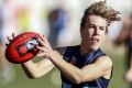 Callum Brown turns out for Vic Metro against Vic Country last June.