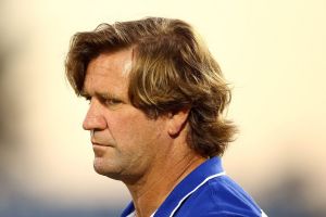 Dialogue: Coach Des Hasler is under pressure after the Bulldogs suffered a fourth consecutive loss.