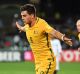 Juric celebrates after scoring his second goal.