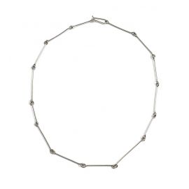 Fine Connection Choker in Sterling Silver