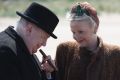 Brian Cox as Winston Churchill and Miranda Richardson as wife Clementine in <i>Churchill</i>. 