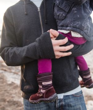 Dads are more likely to sing to their daughters and play rough with their sons.