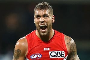 Kickstarter: Lance Franklin had three goals in the win.