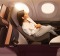 Qatar Airways' new business class seat, the 'QSuite'. 