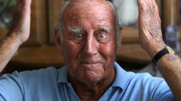 Bull at a gate approach: Arthur Tunstall, pictured in 2012.